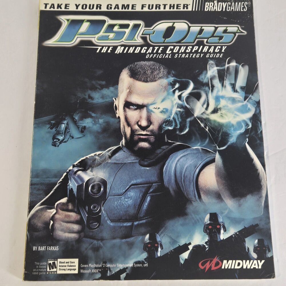 Psi-Ops the Mindgate Conspiracy by Bart Farkas 2004 Paperback Strategy Guide